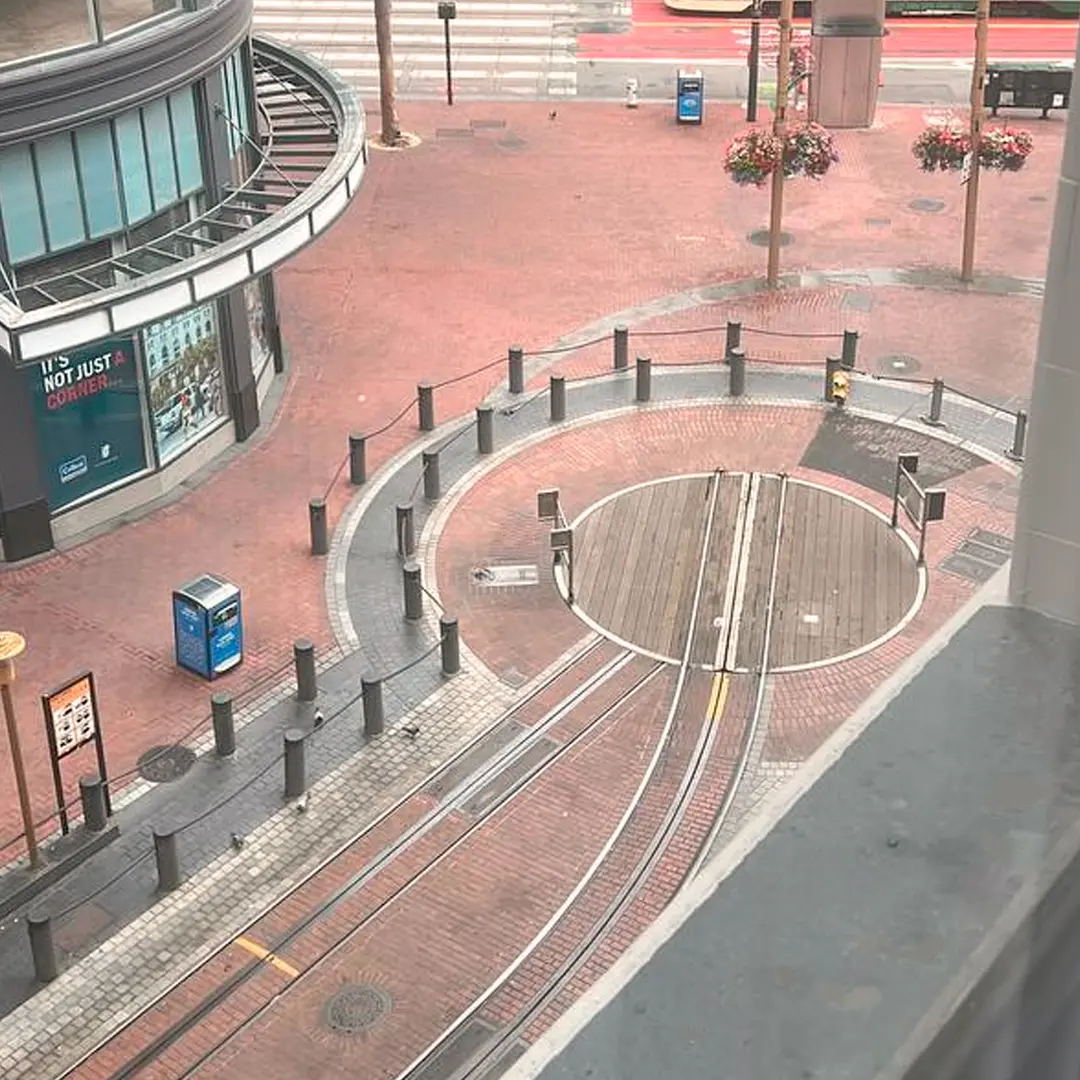 Piattaforma Tram Powell Street