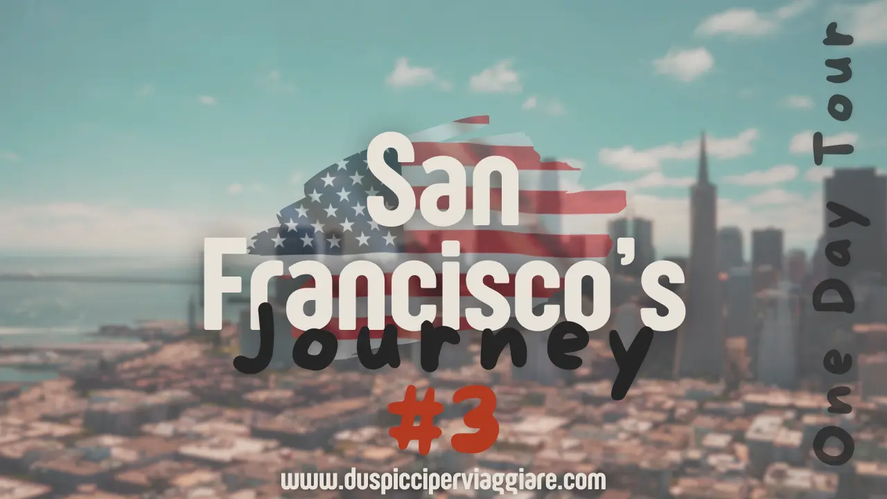 a flag with a city in the background