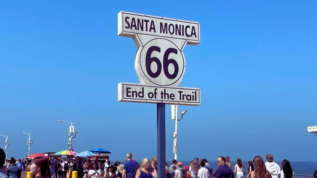 End Of Trail Route 66 Los Angeles