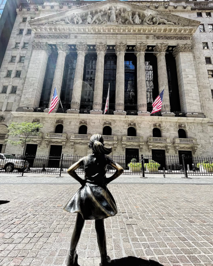New York Fearless Girl Wall street