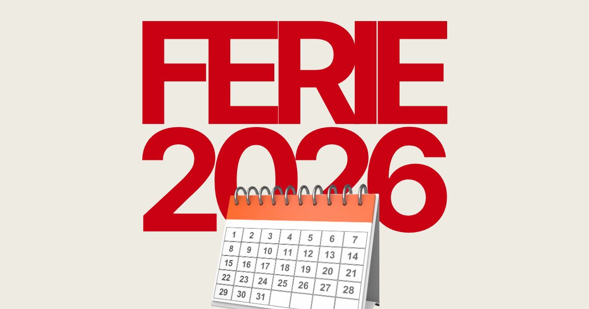 Calendario ferie 2026